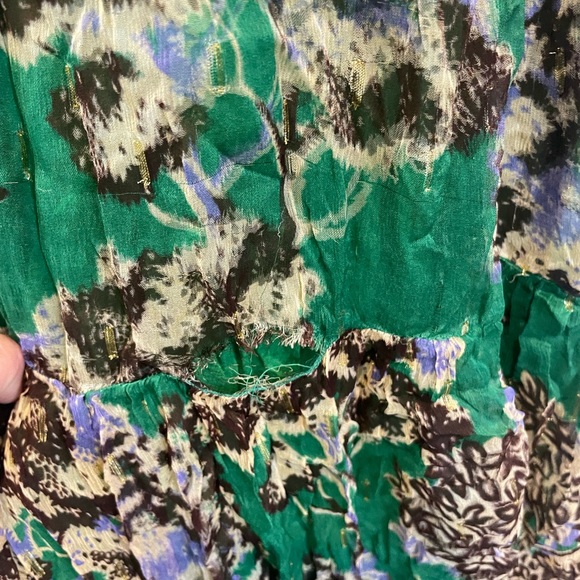 Anthropologie Ruffled V-Neck Maxi Dress - Picture 10 of 15